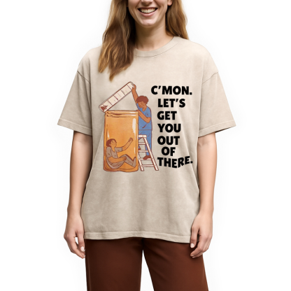 Tokyocanvas NA Recovery Washed T-Shirt