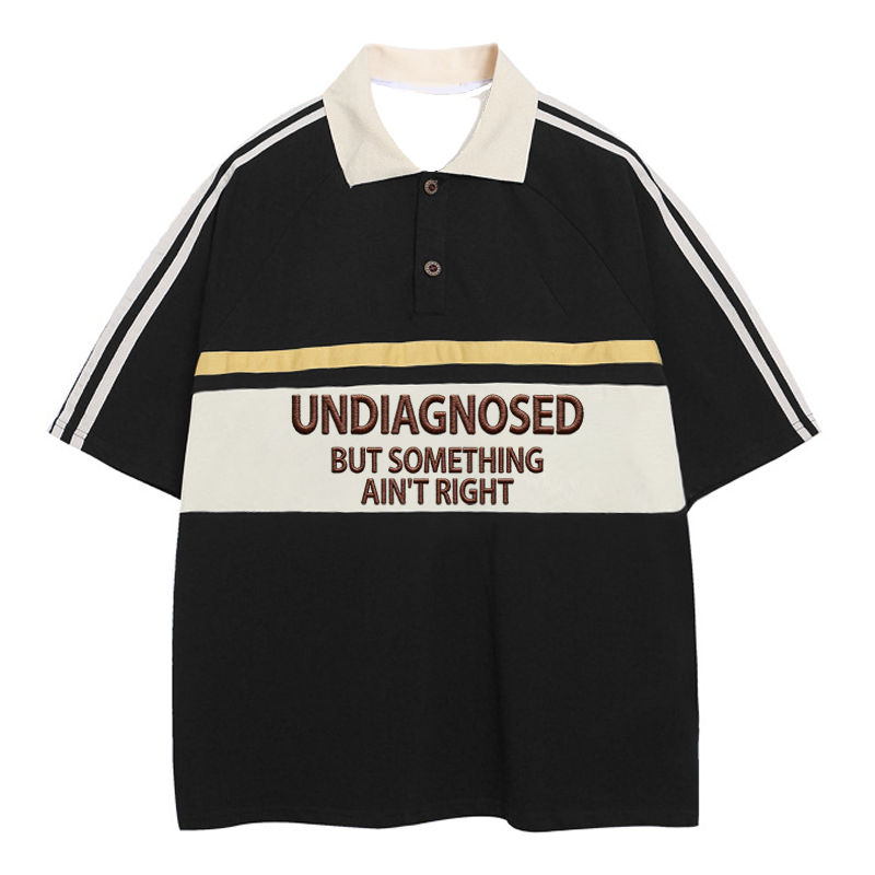 Tokyocanvas Undiagnosed Polo Embroidered T-Shirt