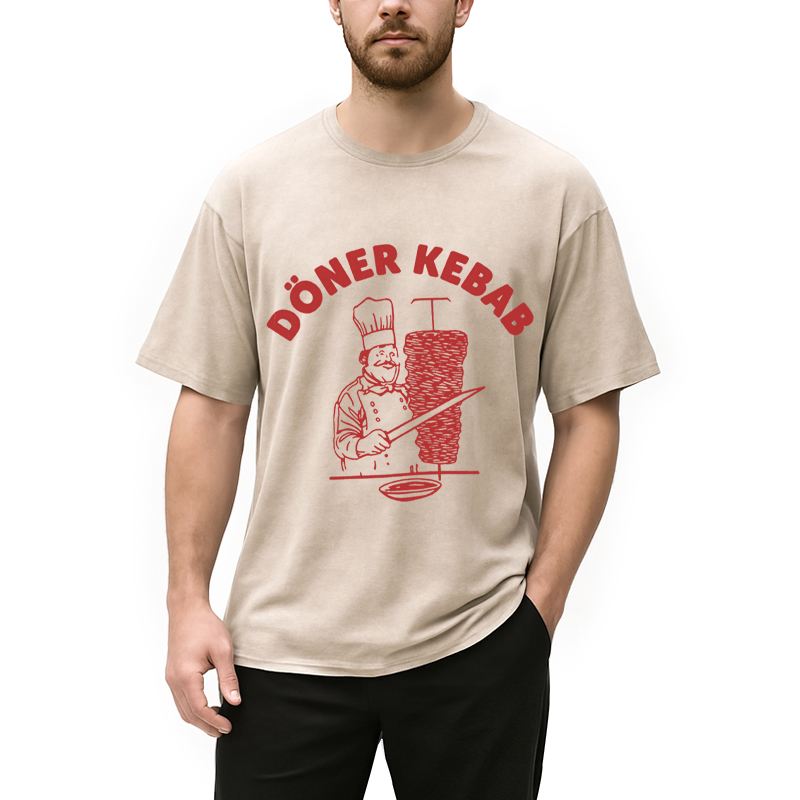 Tokyocanvas Funny Foodie Meme Washed T-Shirt