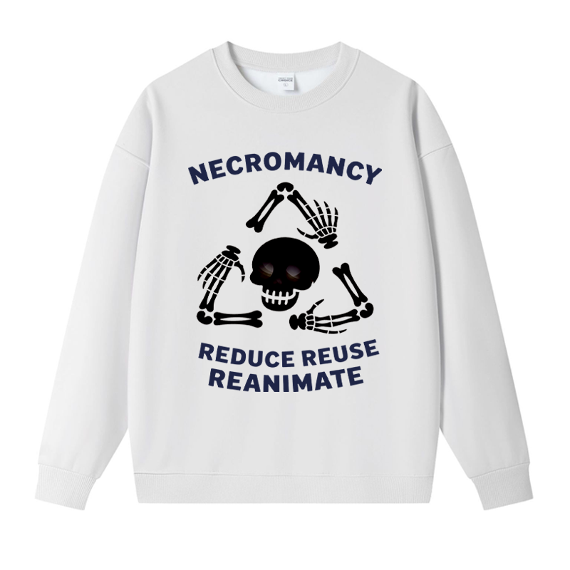 Tokyocanvas 3R Skeleton Fleece Lined Sweatshirt