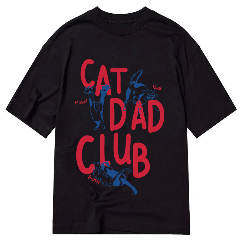 Tokyocanvas Cat Dad Club Classic T-Shirt