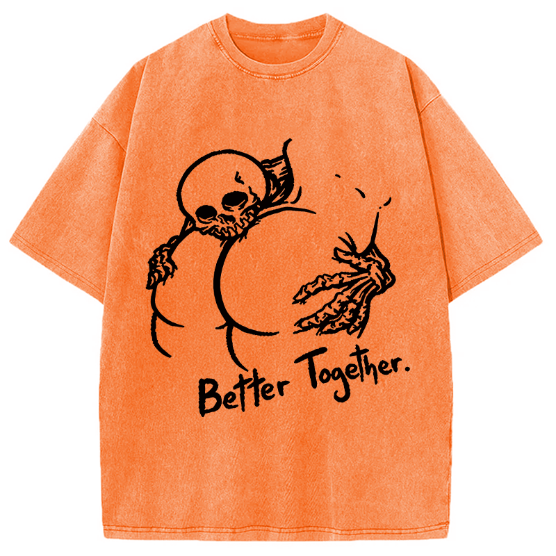 Tokyocanvas Better Together Washed T-Shirt