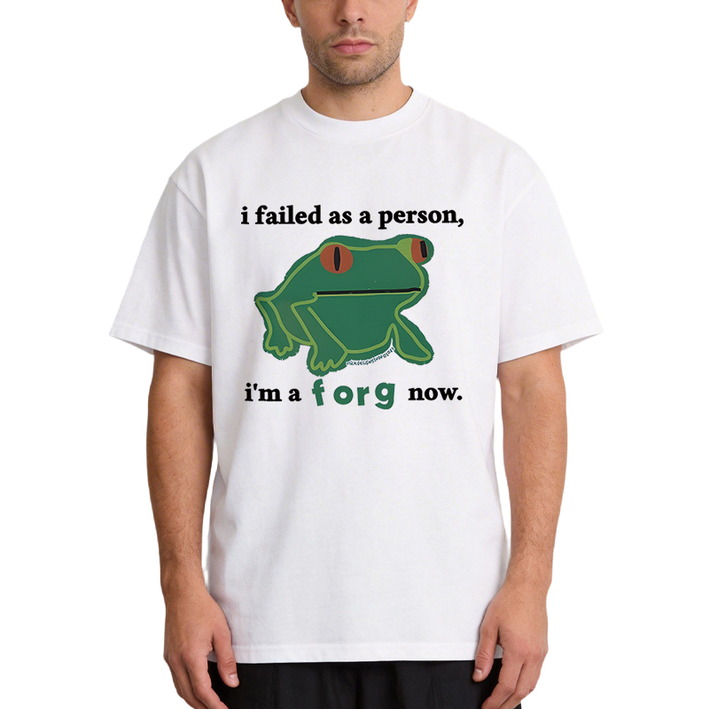 Tokyocanvas I Failed As A Person Funny Frog Meme Classic T-Shirt