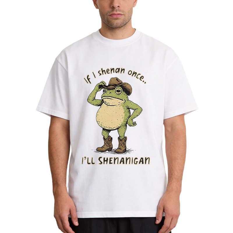 Tokyocanvas If I Shenan Once Funny Classic T-Shirt