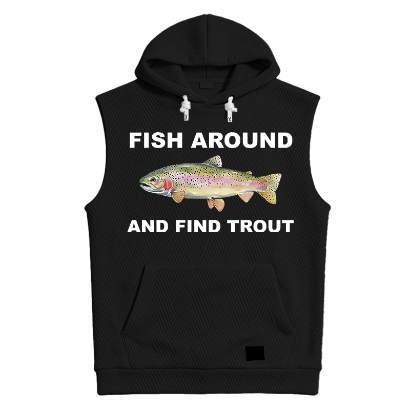 Tokyocanvas Fish Around and Find Trout Hooded Tank