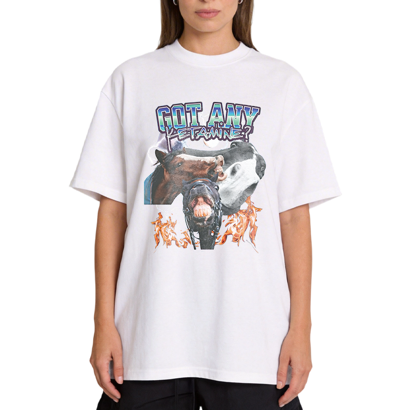 Tokyocanvas Got Any Ketamine? Funny Horse Meme Classic T-Shirt