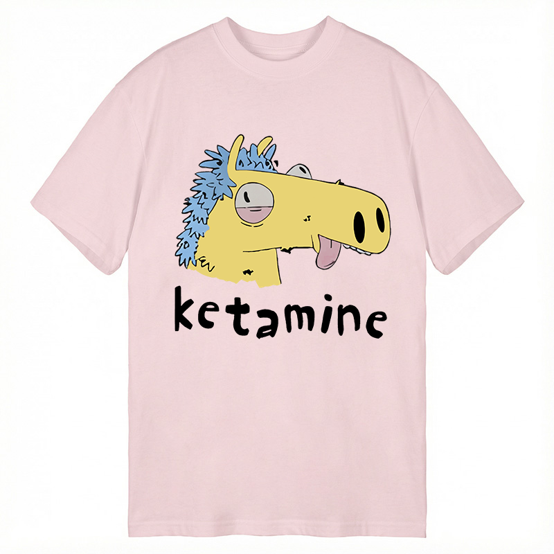 Tokyocanvas Funny Ketamine Silly Horse Classic T-Shirt