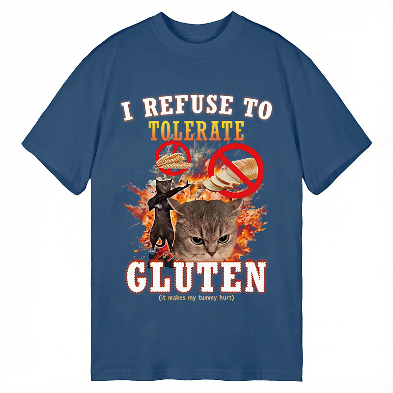 Tokyocanvas I Refuse to Tolerate Gluten Classic T-Shirt