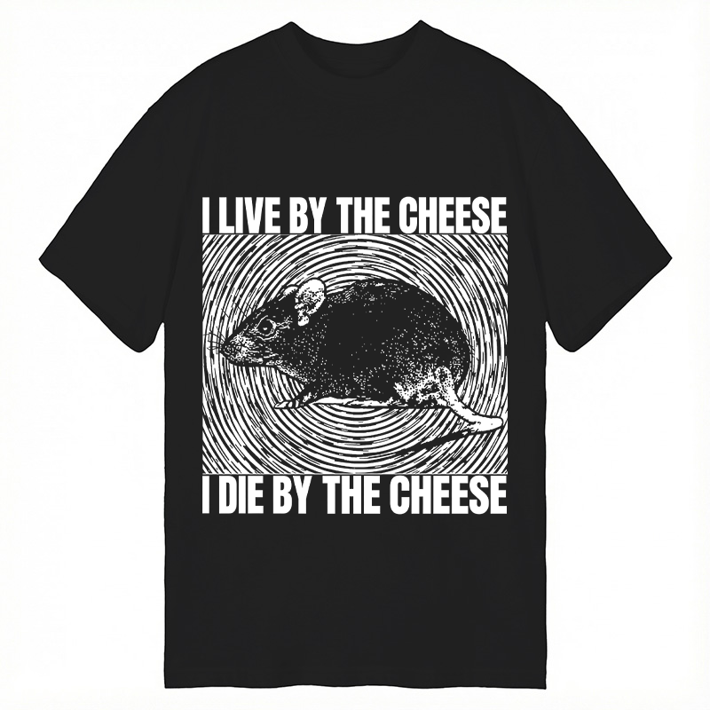 Tokyocanvas I Live By The Cheese Rat Classic T-Shirt