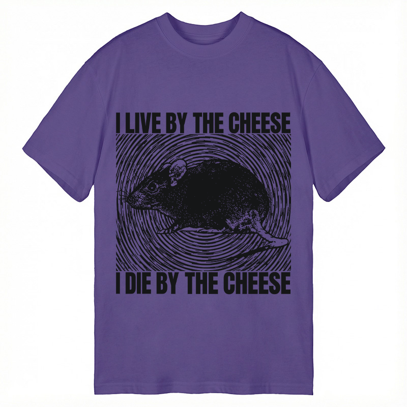Tokyocanvas I Live By The Cheese Rat Classic T-Shirt