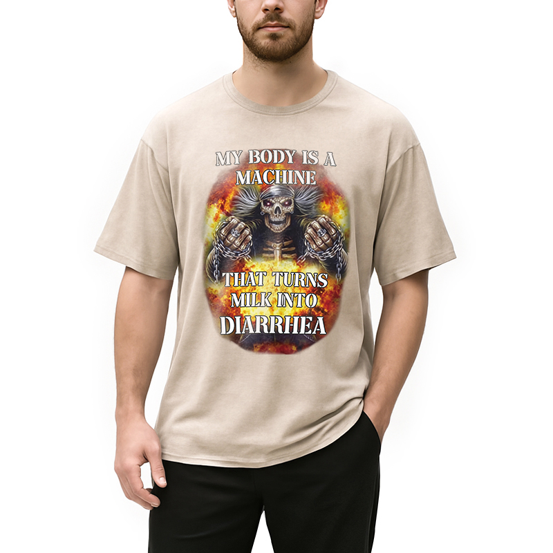 Tokyocanvas My Body is a Machine Washed T-Shirt