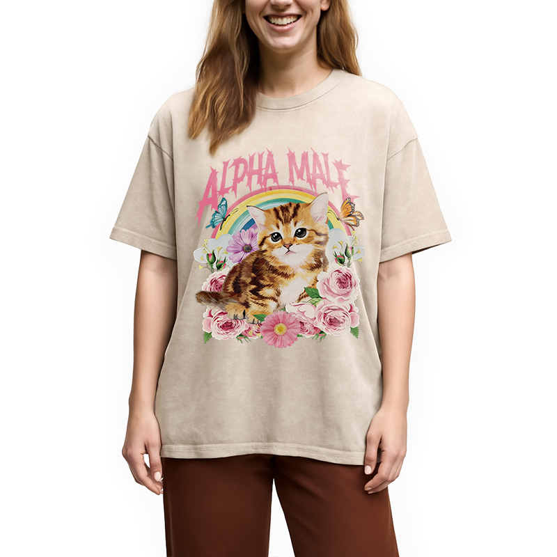 Tokyocanvas Alpha Male Washed T-Shirt