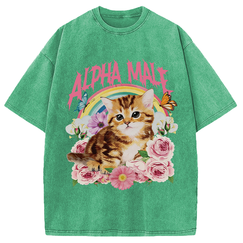 Tokyocanvas Alpha Male Washed T-Shirt