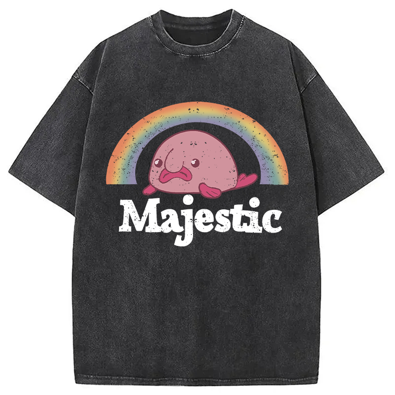 Tokyocanvas Majestic Blobfish Washed T-Shirt