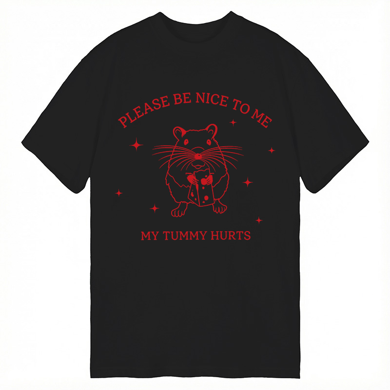 Tokyocanvas My Tummy Hurts Lactose Mouse Meme Classic T-Shirt