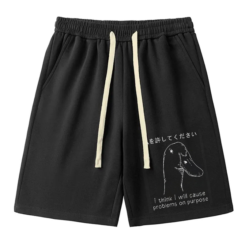 Tokyocanvas Stupid Goose Funny Unisex Shorts