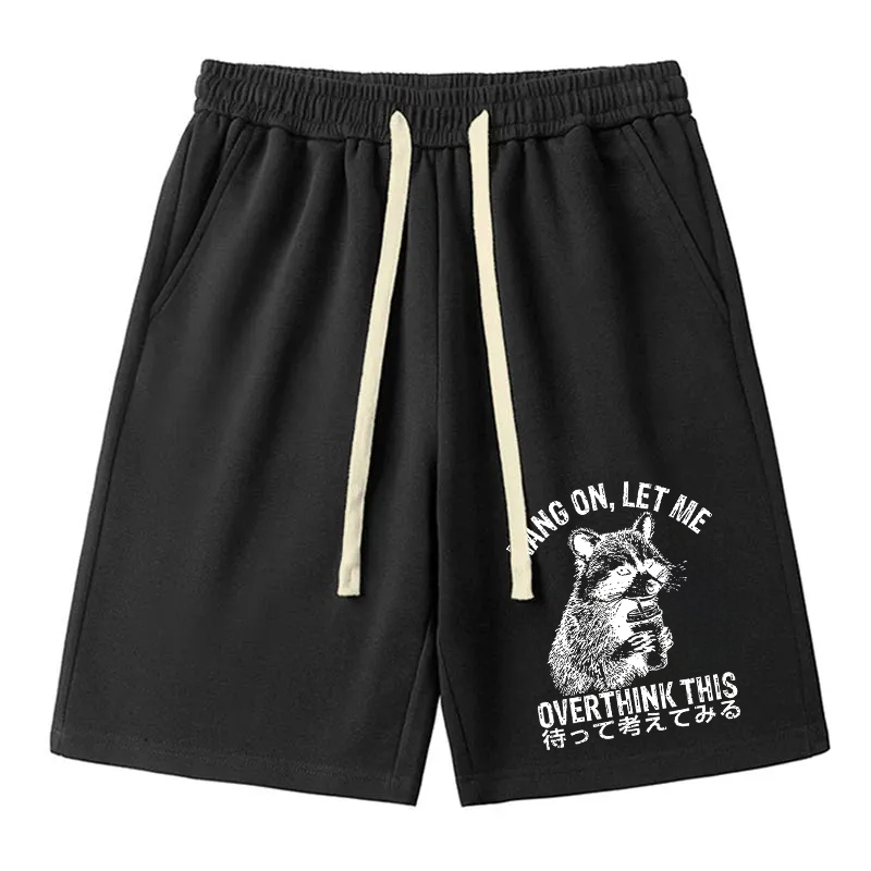 Tokyocanvas Overthink Raccoon Unisex Shorts