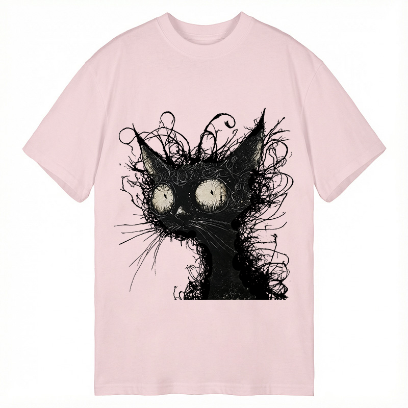 Tokyocanvas Crazy Cat Art Classic T-Shirt