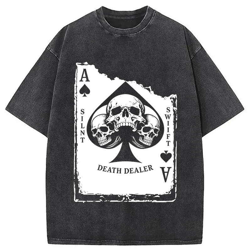 Tokyocanvas Death Dealer Washed T-Shirt