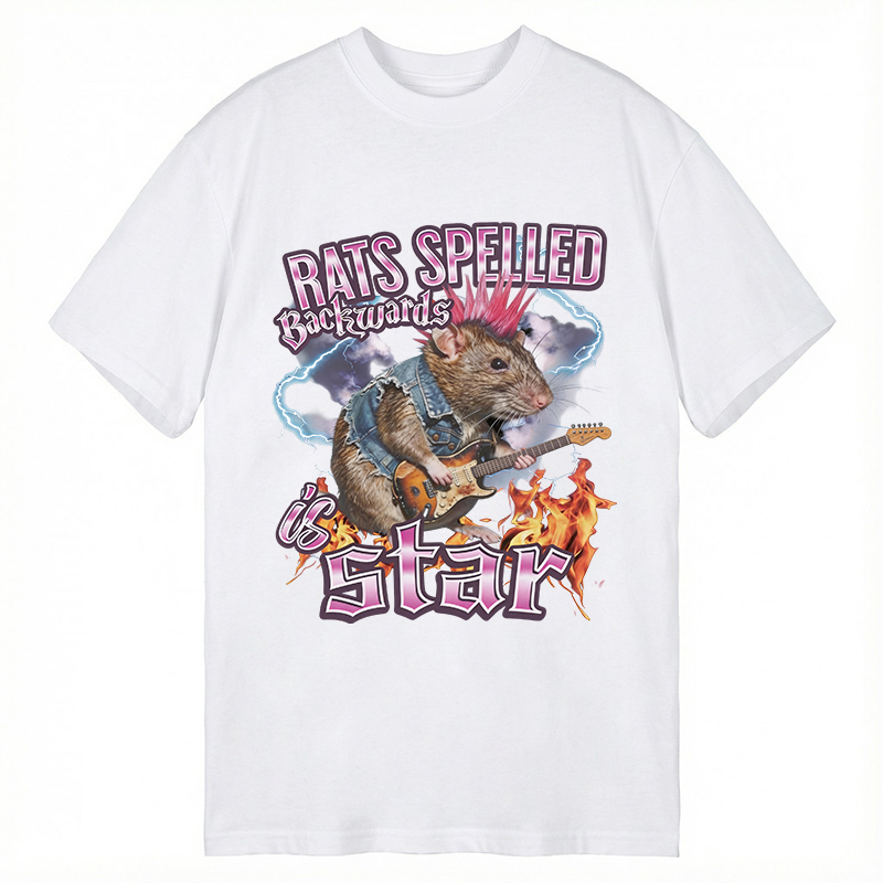 Tokyocanvas Rats Spelled Backwards Is Star Classic T-Shirt