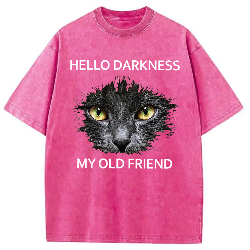 Tokyocanvas Hello Darkness My Old Friend Washed T-Shirt