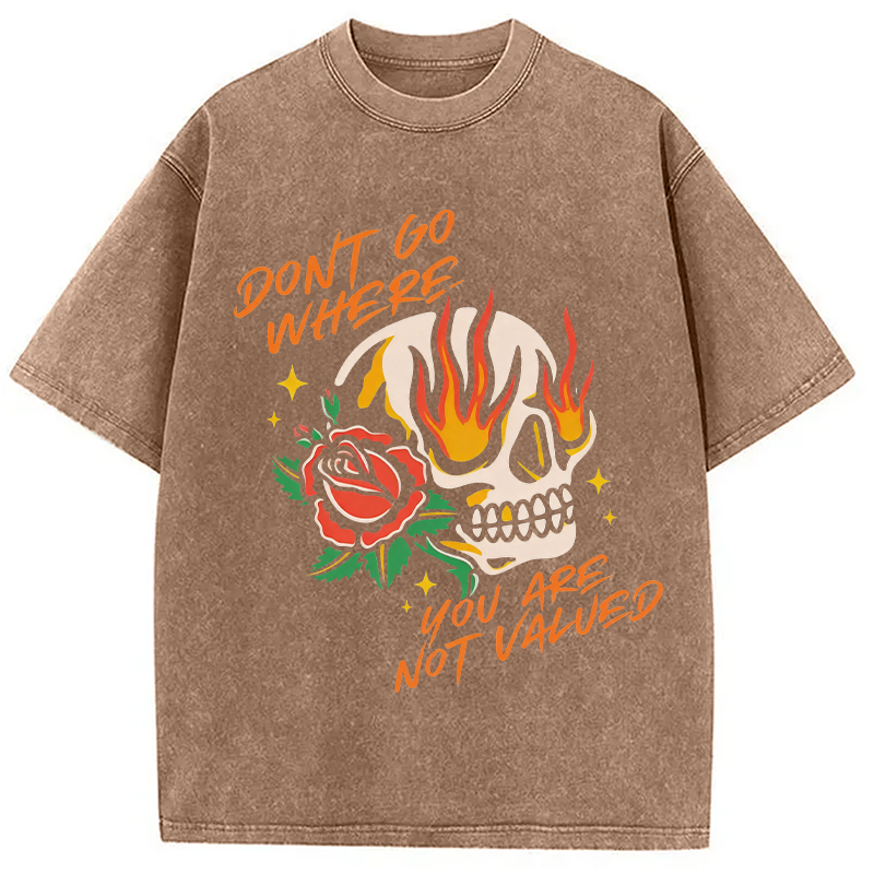 Tokyocanvas Know Your Worth Washed T-Shirt