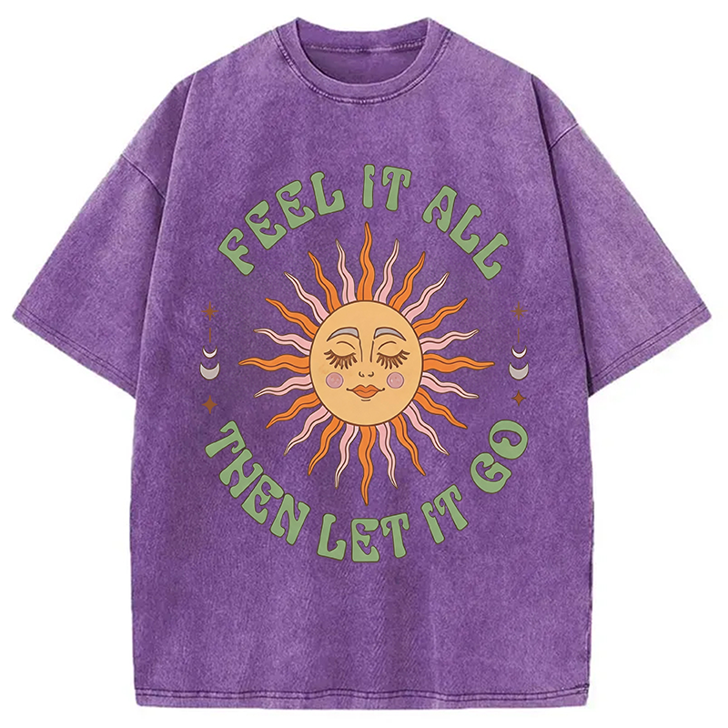 Tokyocanvas Breathe?and?Release? Washed T-Shirt