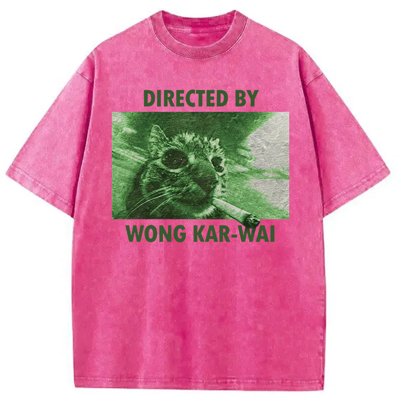 Tokyocanvas Wong Kar-Wai Cat Washed T-Shirt
