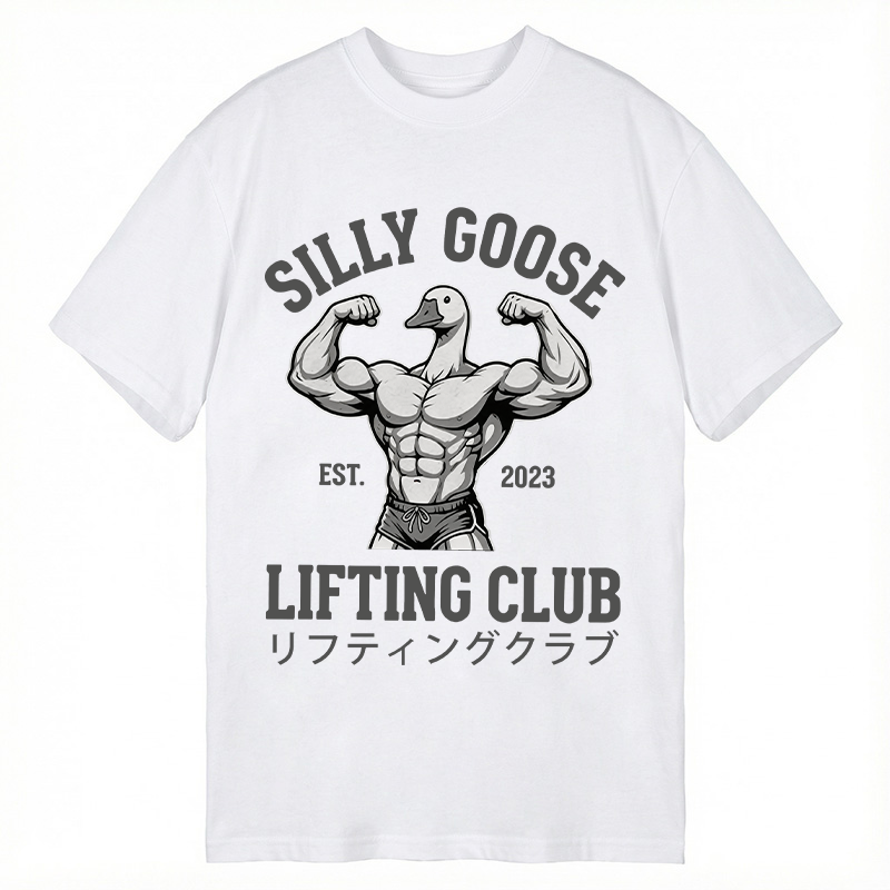 Tokyocanvas Silly Goose Lifting Classic T-Shirt