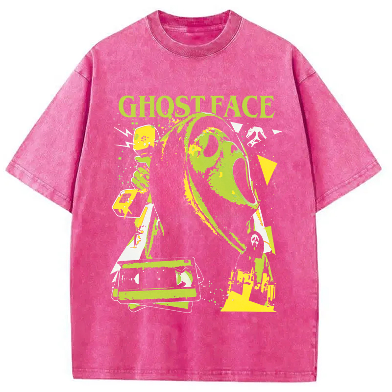 Tokyocanvas Ghost Face Washed T-Shirt