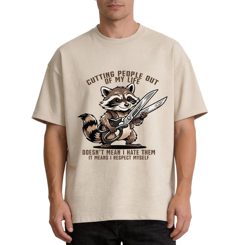 Tokyocanvas Cutting People out of My Life Washed T-Shirt