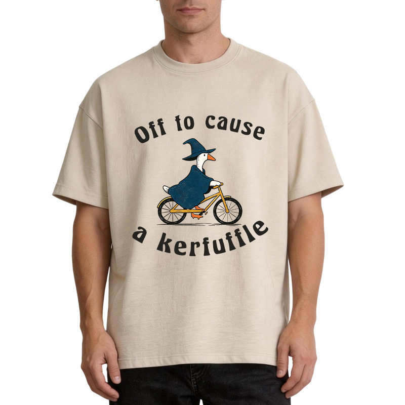 Tokyocanvas Goose Wizard Washed T-Shirt