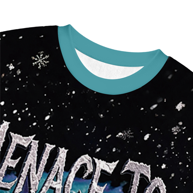 Tokyocanvas Menace To Sobriety Christmas Ugly Sweatshirt