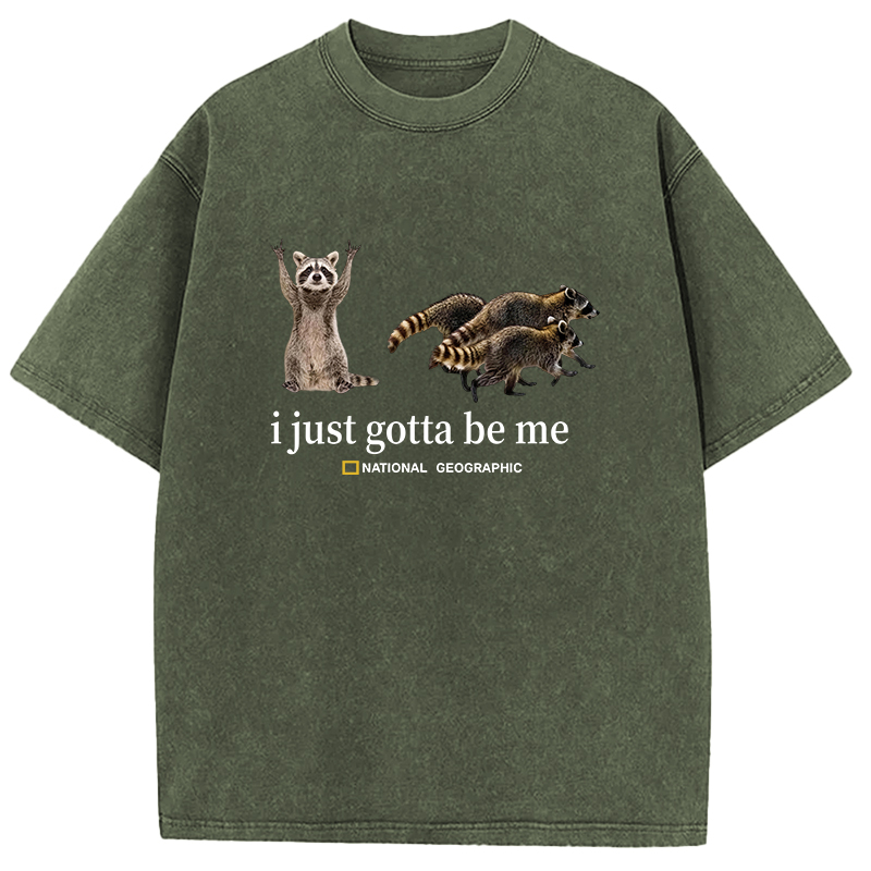 Tokyocanvas White Raccoon Washed T-Shirt