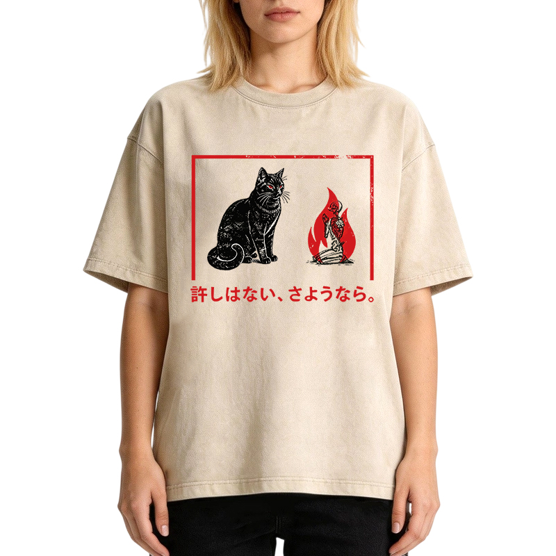 Tokyocanvas No Forgiveness Washed T-Shirt