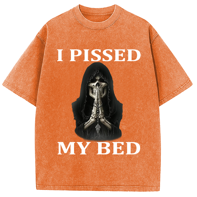 Tokyocanvas I Pissed My Bed Washed T-Shirt