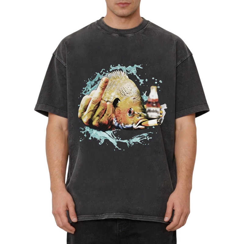 Tokyocanvas Dope Ass Bluegill Washed T-Shirt