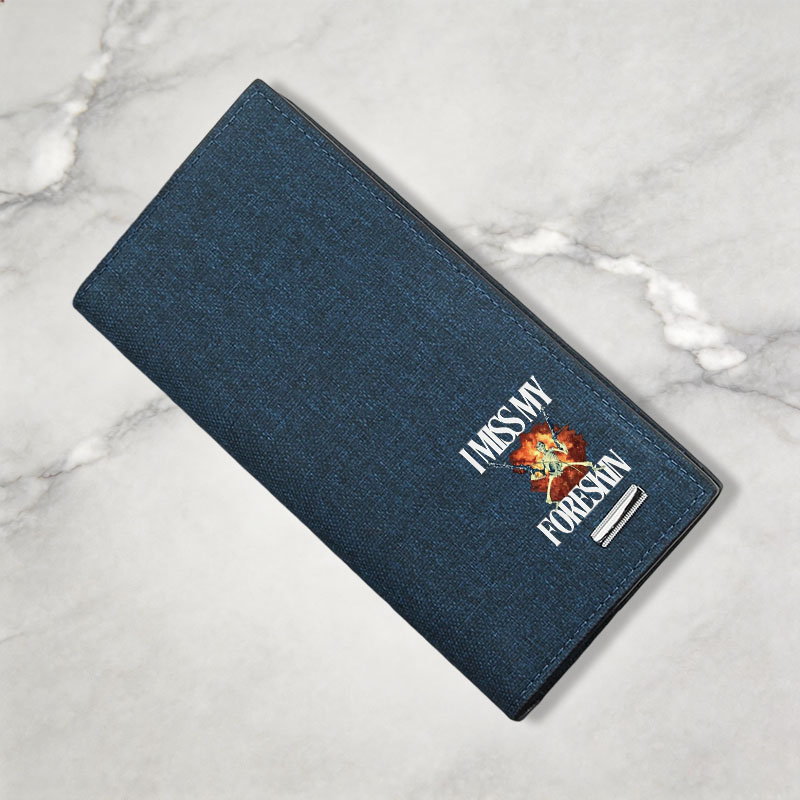 Tokyocanvas I Miss My Foreskin Canvas Wallet