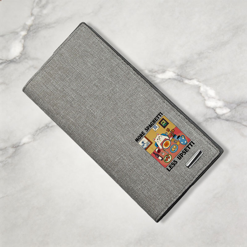 Tokyocanvas More Spaghetti Less Upsetti Canvas Wallet