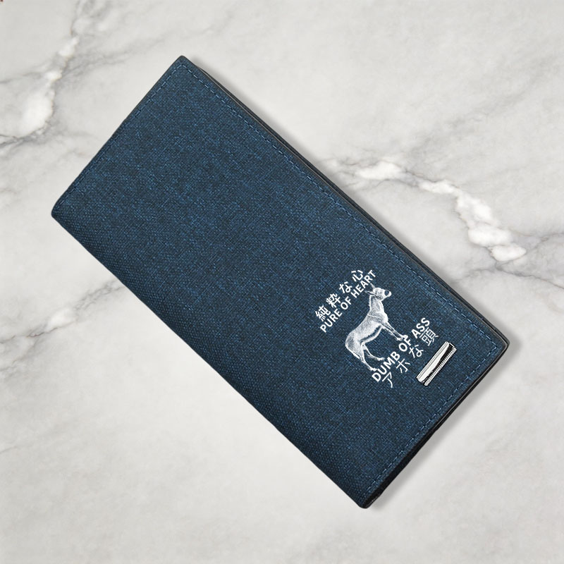 Tokyocanvas Donkey Pure of Heart Dumb of Ass Canvas Wallet