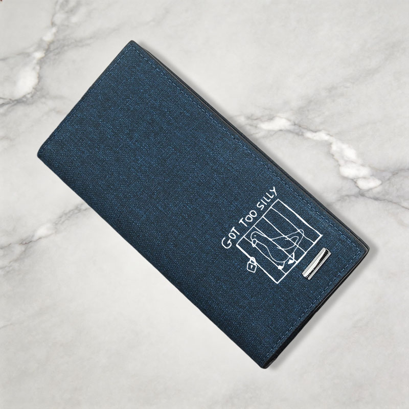 Tokyocanvas Got Too Silly Meme Canvas Wallet