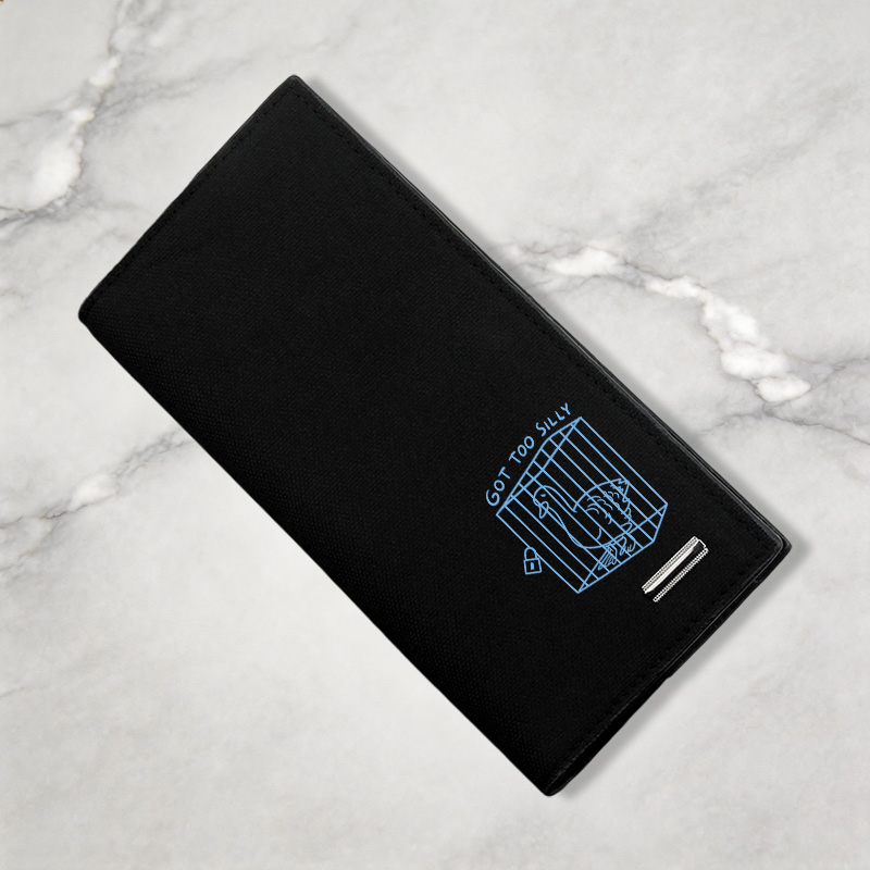 Tokyocanvas Got too silly Funny Canvas Wallet