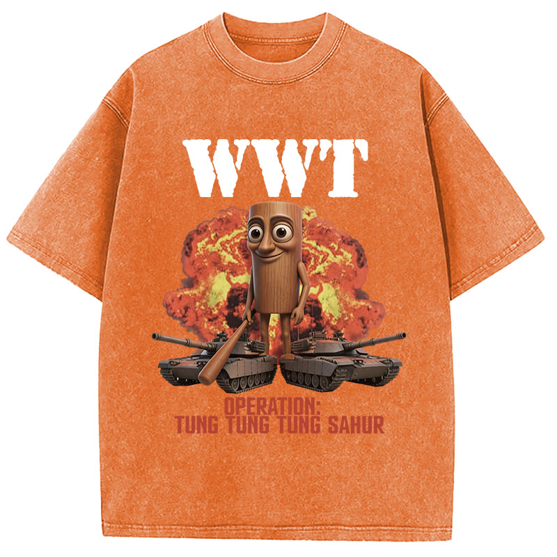 Tokyocanvas World War Tung Washed T-Shirt