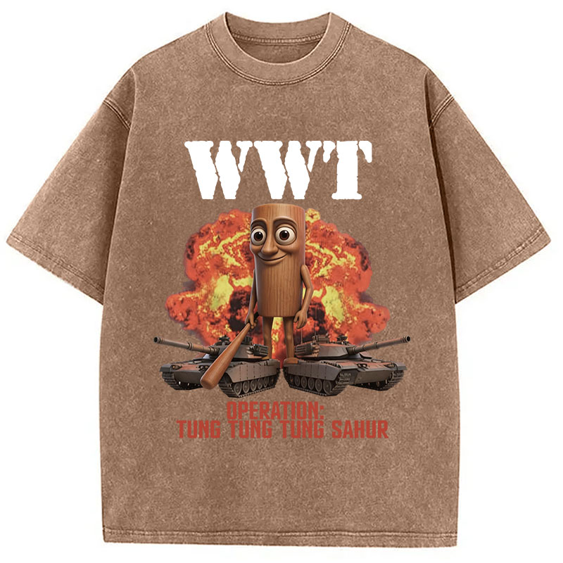 Tokyocanvas World War Tung Washed T-Shirt