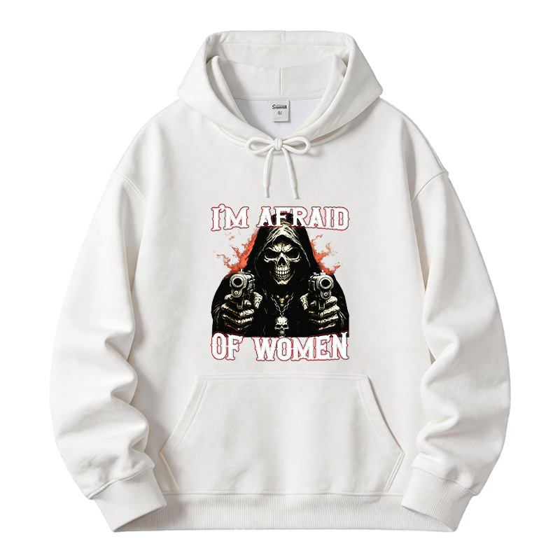 Tokyocanvas I'm Afraid Of Women Fleece Lined Hoodie