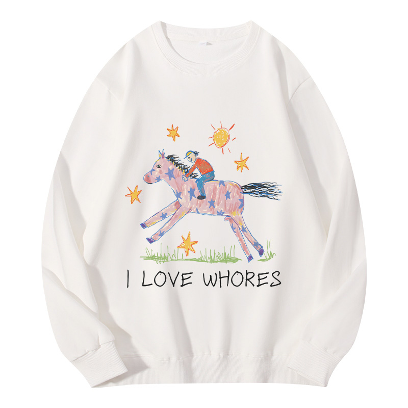 Tokyocanvas I Love Whores Classic Sweatshirt