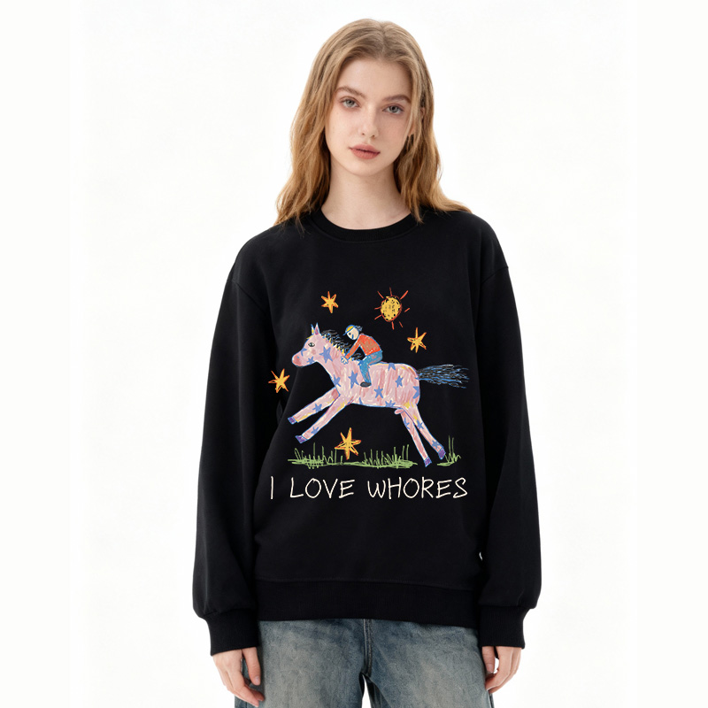 Tokyocanvas I Love Whores Classic Sweatshirt