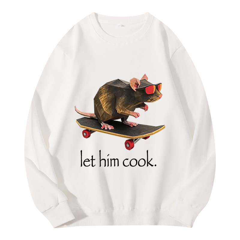 Tokyocanvas Rat Skateboard Cook Classic Sweatshirt