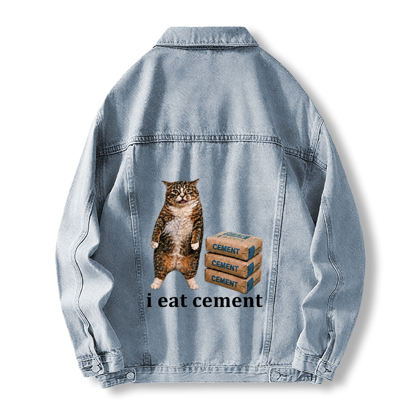 Tokyocanvas I Eat Cement Civet Cat Jean Jackets