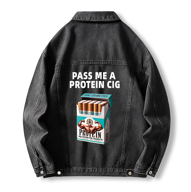 Tokyocanvas Pass Me A Protein Jean Jackets